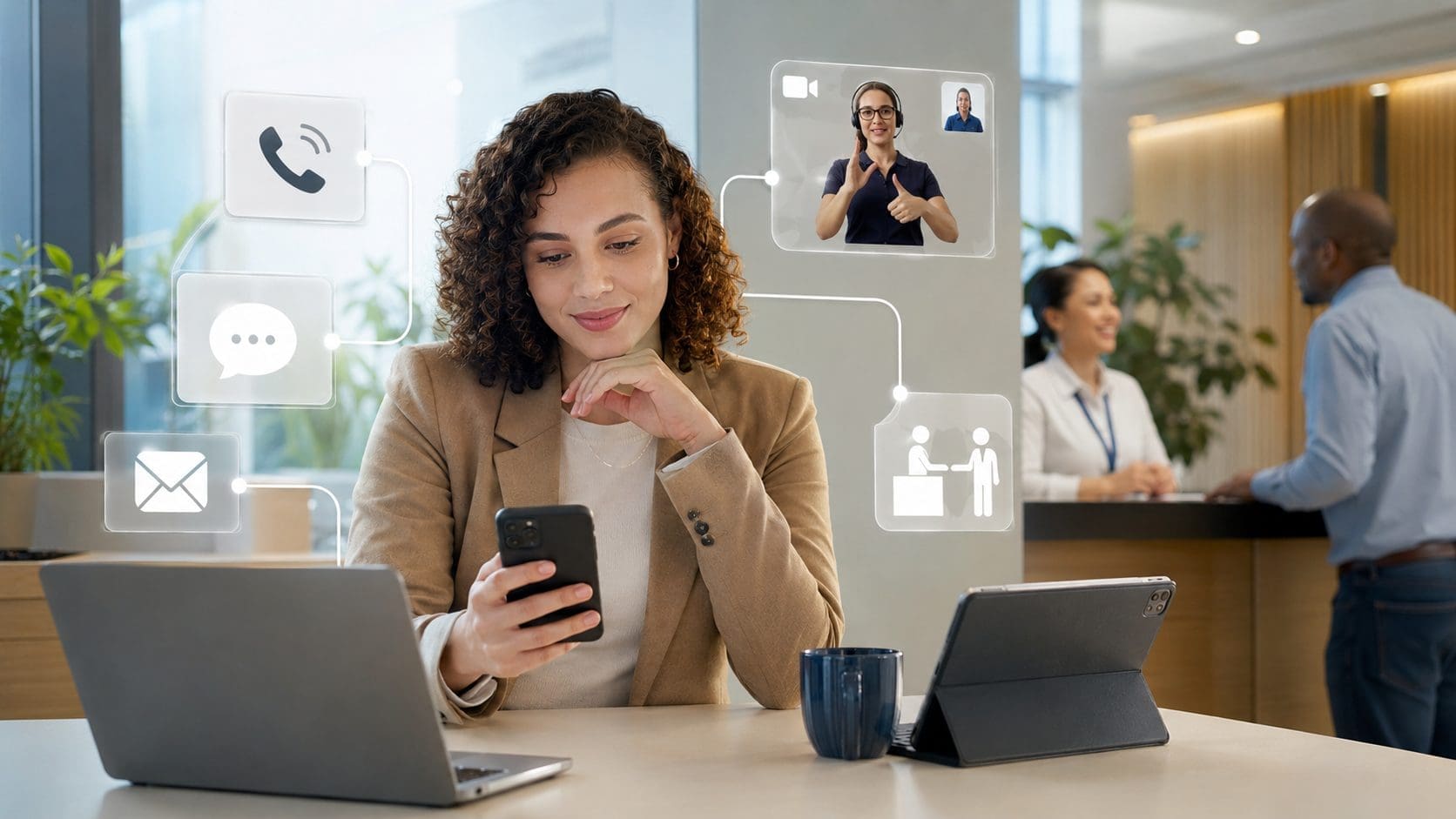 atención al cliente accesible en contact center institute